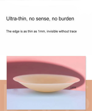Round Adhesive Reusable Invisible Silicone Nipple Covers