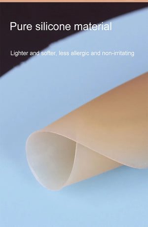Round Adhesive Reusable Invisible Silicone Nipple Covers