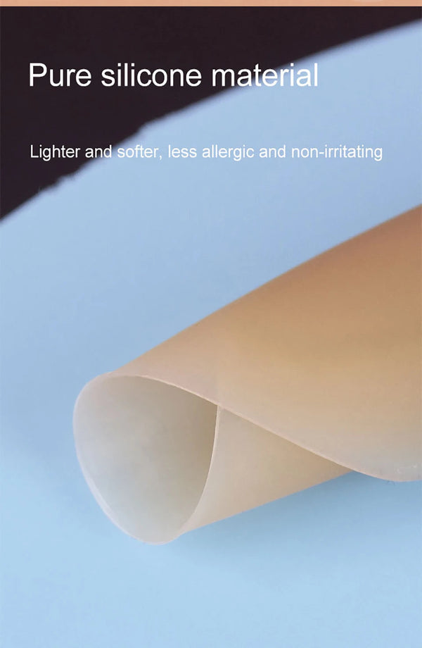 Round Adhesive Reusable Invisible Silicone Nipple Covers