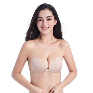 Front Clasp Silicone Contour Bra