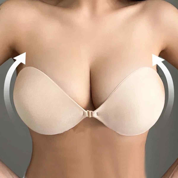 Front Clasp Silicone Contour Bra