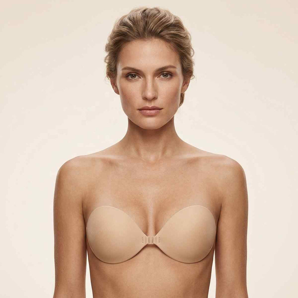 Front Clasp Silicone Contour Bra