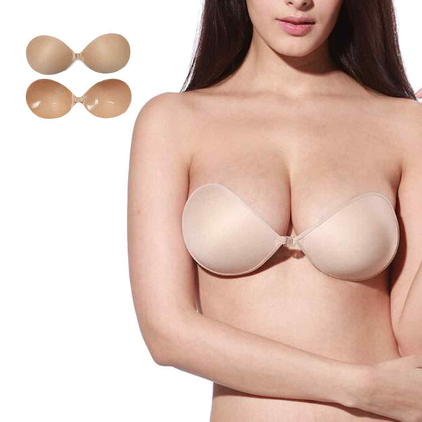 Front Clasp Silicone Contour Bra