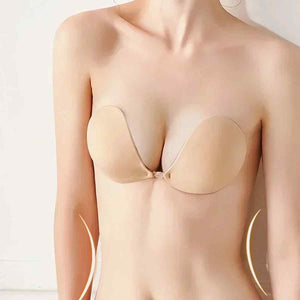 Front Clasp Silicone Contour Bra