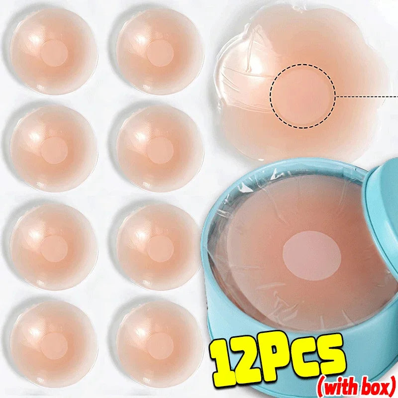 Reusable Invisible Breast Petals Strapless Bra | Silicone Nipple Covers Women