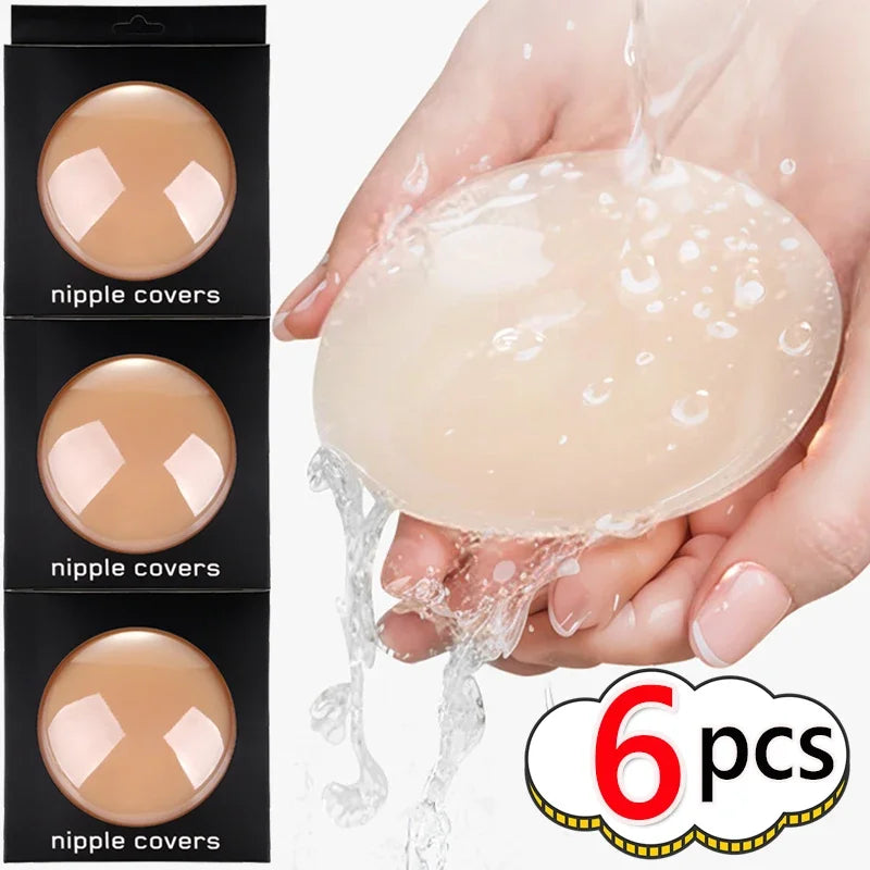 Large Size Reusable Silicone Nipple Covers Women | Extra Coverage Breast Petals