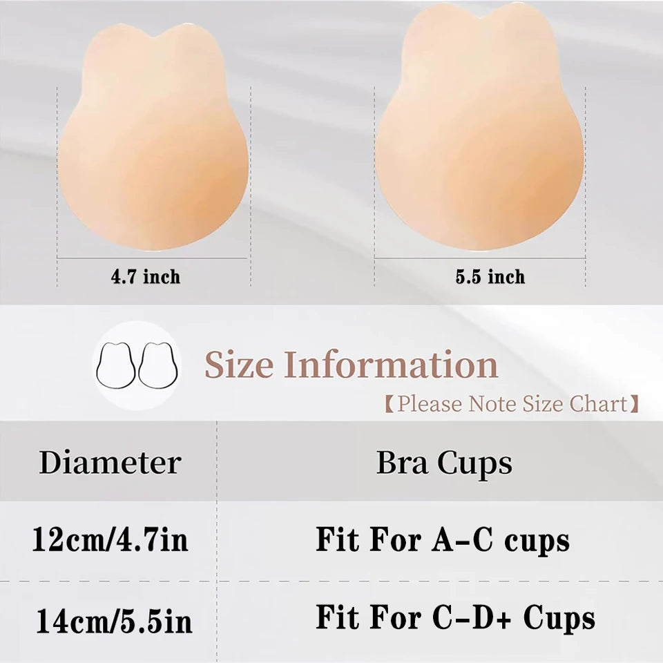 Adhesive Lifting Silicone Nipple Covers