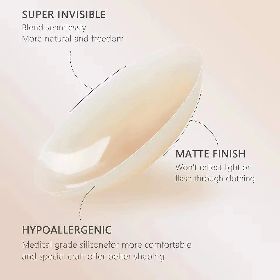 Reusable Seamless Silicone Nipple Covers Women | Invisible Ultra Thin Pasties
