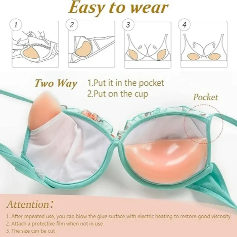 Push Up Bra Insert Padding for Women | Soft Bra & Swimsuit Inserts
