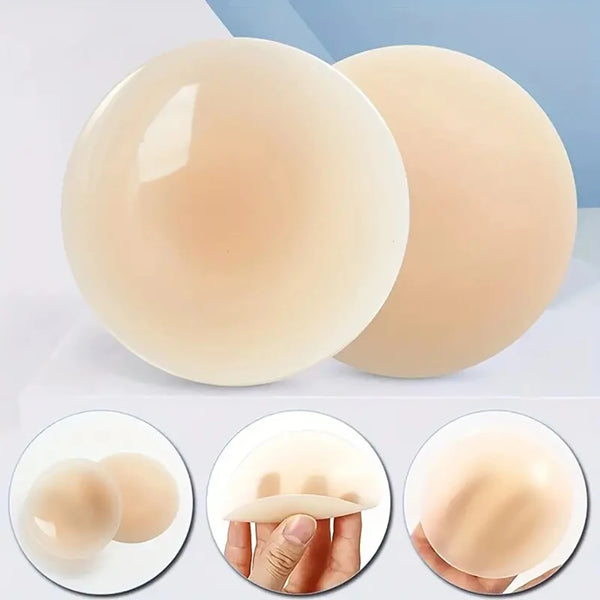 Round Non Adhesive Waterproof Silicone Nipple Covers for Everyday Wear