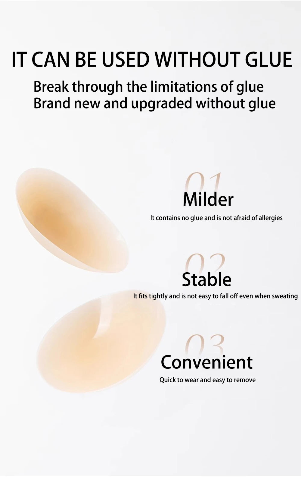 Invisible Silicone Nipple Covers for Dresses | Reusable No-Show Coverage