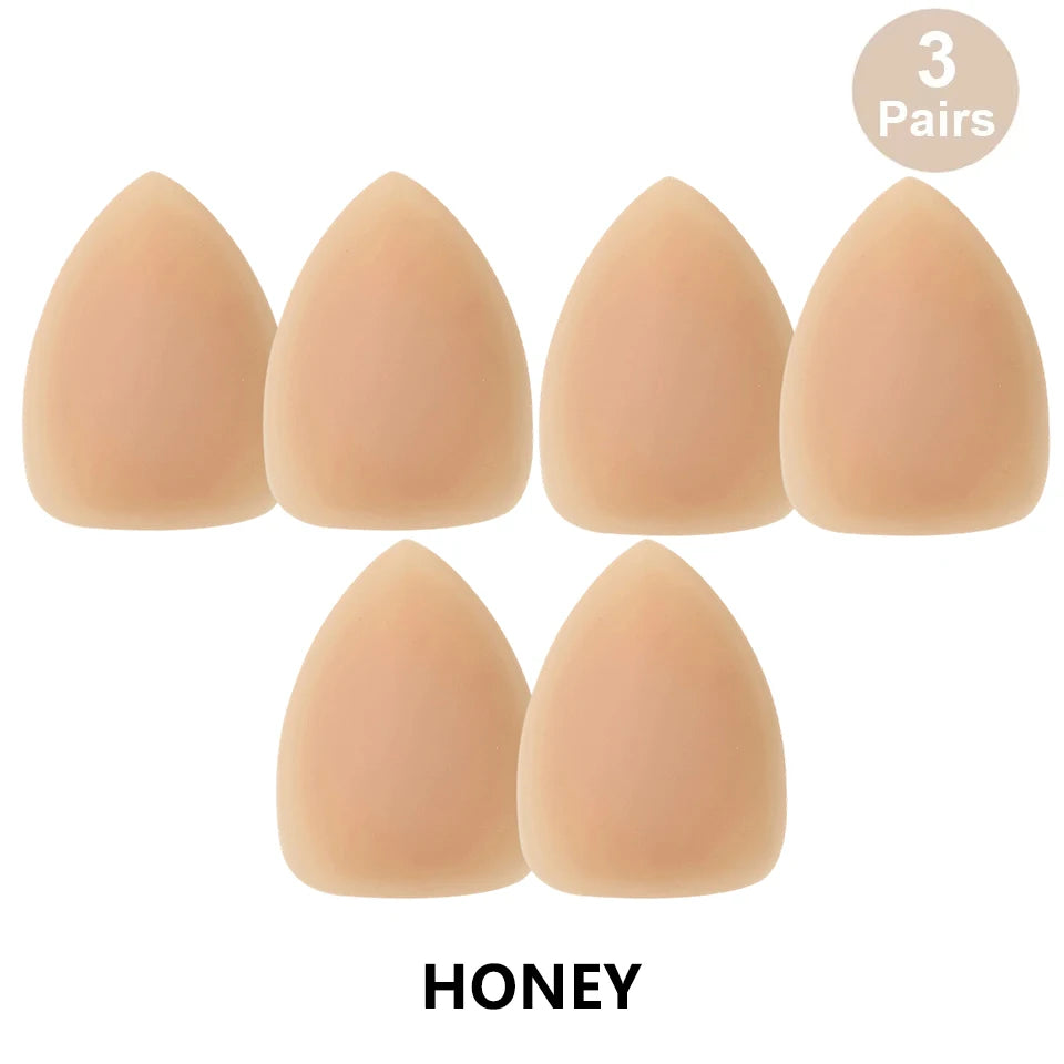 Triangle Adhesive Reusable Silicone Nipple Covers