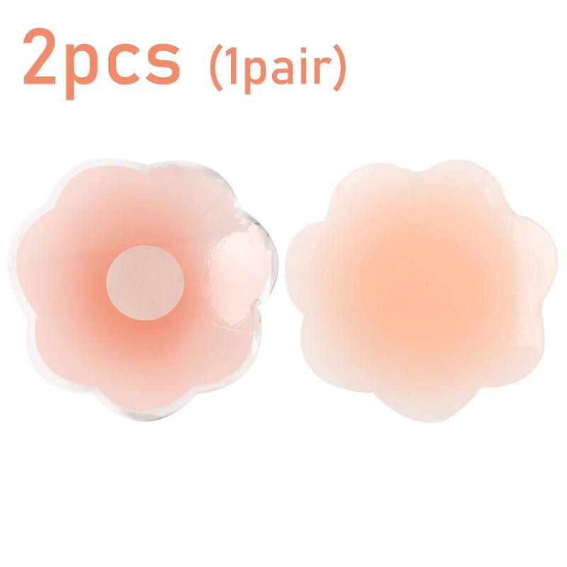 Reusable Silicone Breast Petals with Case | Invisible Nipple Covers