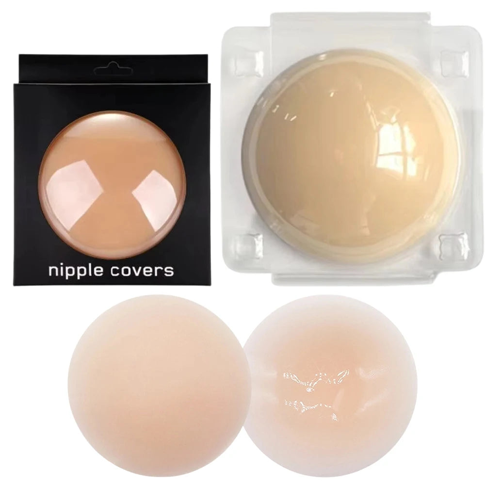 Non Adhesive Waterproof Silicone Nipple Covers for Everyday Wear