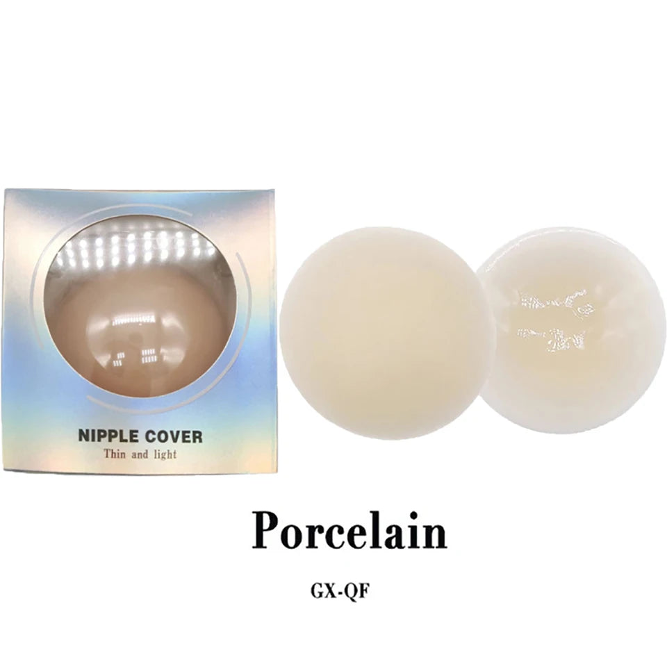 Reusable Non Adhesive Silicone Breast Covers | Invisible No-Show Coverage