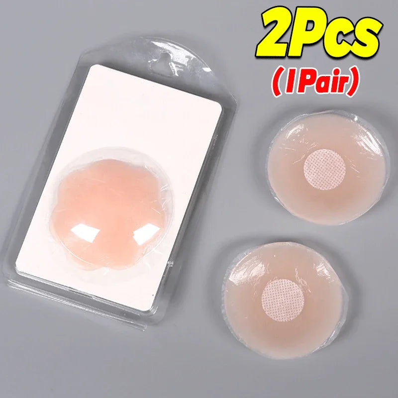 Reusable Invisible Breast Petals Strapless Bra | Silicone Nipple Covers Women
