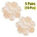 Fabric Nipple Covers Heart Cross and Star Shapes