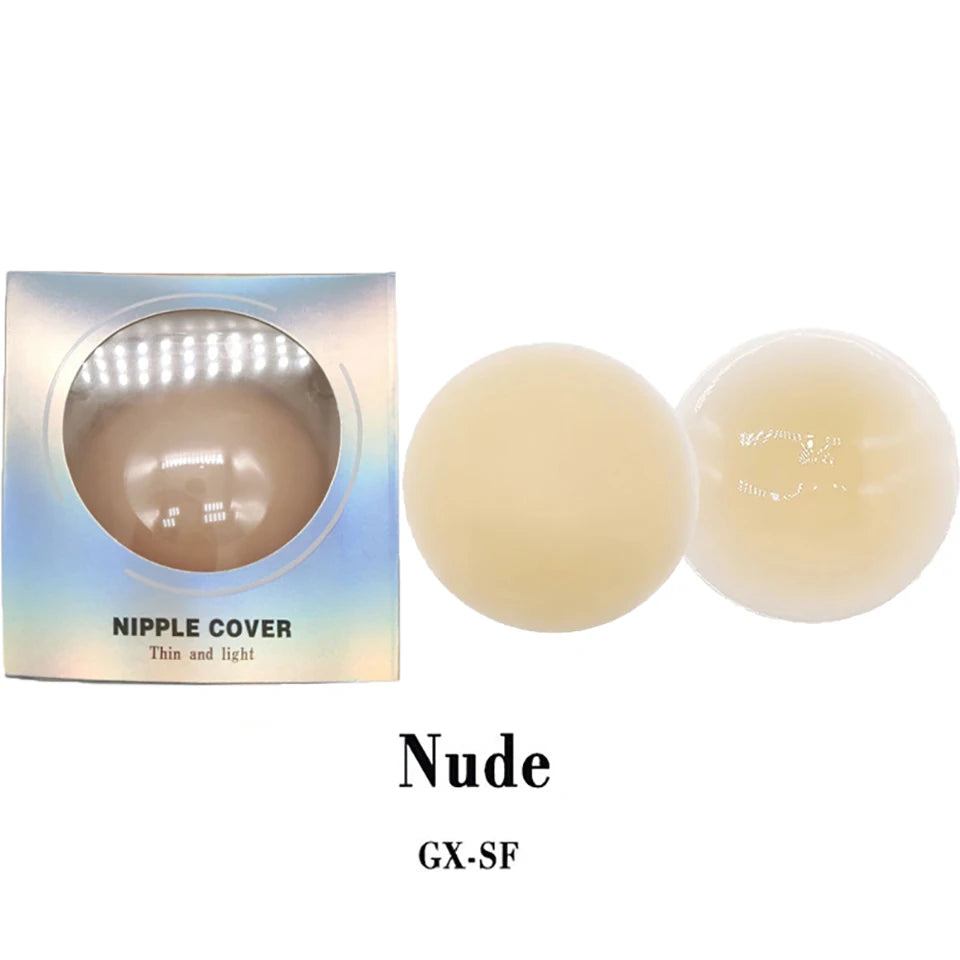 Reusable Non Adhesive Silicone Breast Covers | Invisible No-Show Coverage