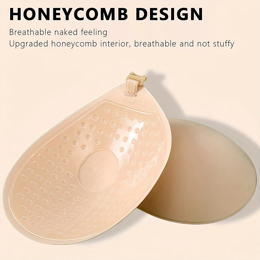 Front Clasp Silicone Contour Bra