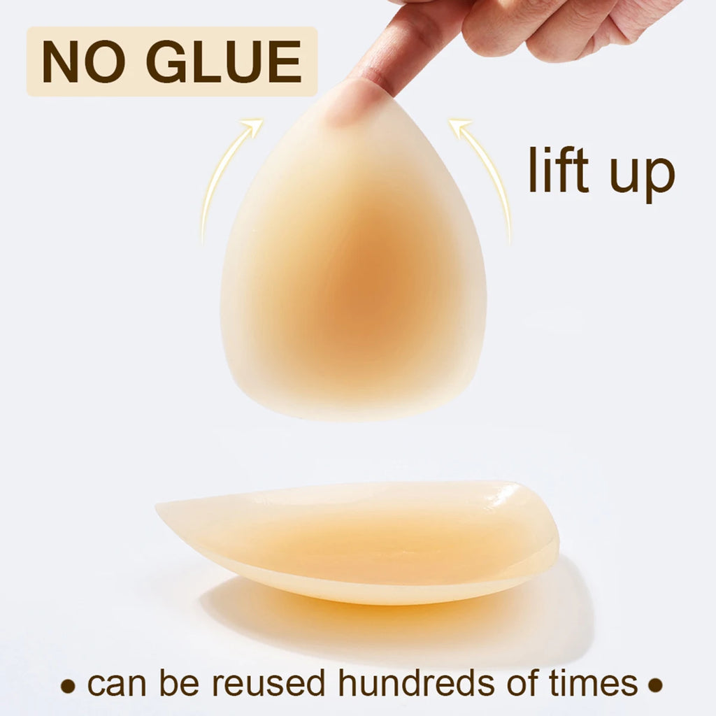 Triangle Non Adhesive Reusable Silicone Nipple Covers