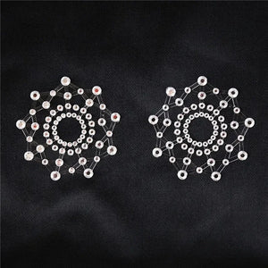Rhinestone Adhesive Nipple Covers for Women