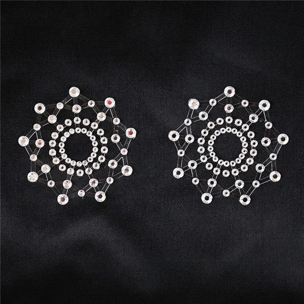 Rhinestone Adhesive Nipple Covers for Women