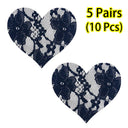 Fabric Nipple Covers Heart Cross and Star Shapes