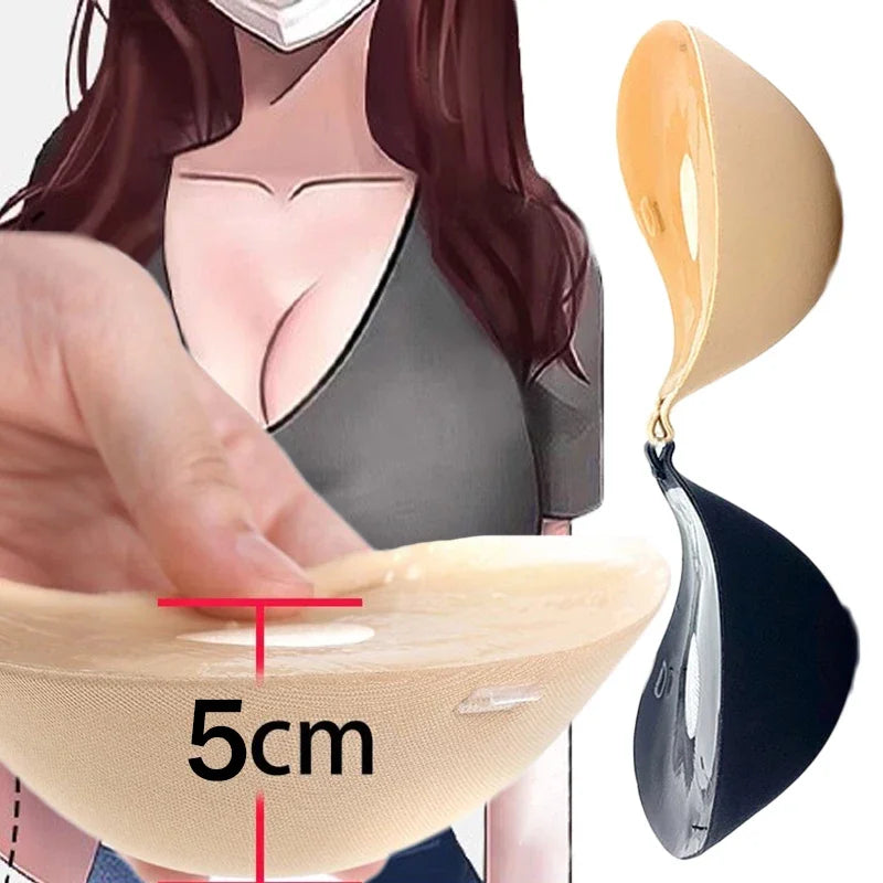 Thick Waterproof Silicone Bra Lift Pads | Push Up Support Bra Insert