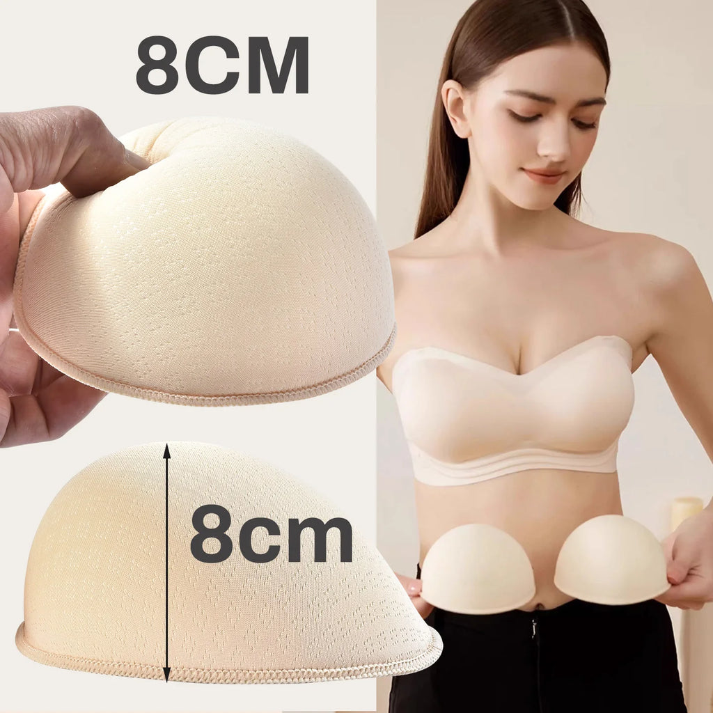 Push Up Bra Inserts Breast Enhancer Pads | Natural Lift & Volume