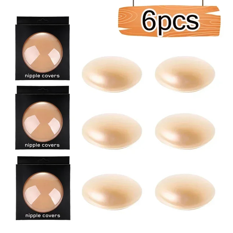 Large Size Reusable Silicone Nipple Covers Women | Extra Coverage Breast Petals