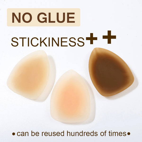 Triangle Non Adhesive Reusable Silicone Nipple Covers