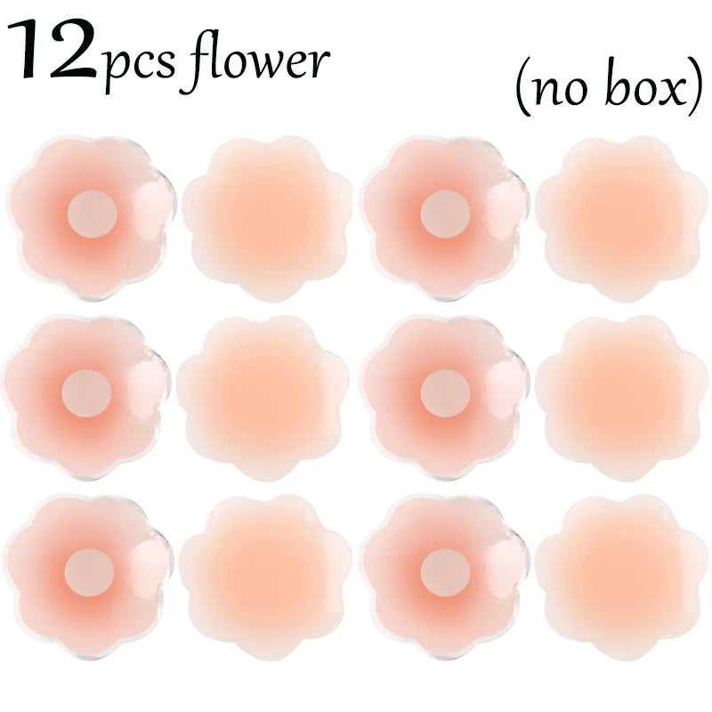 Reusable Silicone Breast Petals with Case | Invisible Nipple Covers