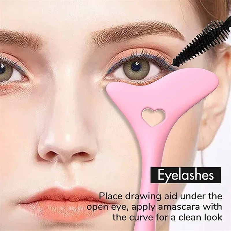Multi Function Silicone Eyeliner Stencil Tool | Eyebrow & Makeup Guide
