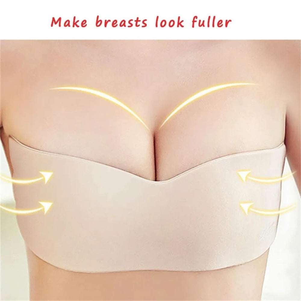 Seamless Push Up Silicone Bra Pad
