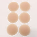Round Adhesive Reusable Invisible Silicone Nipple Covers