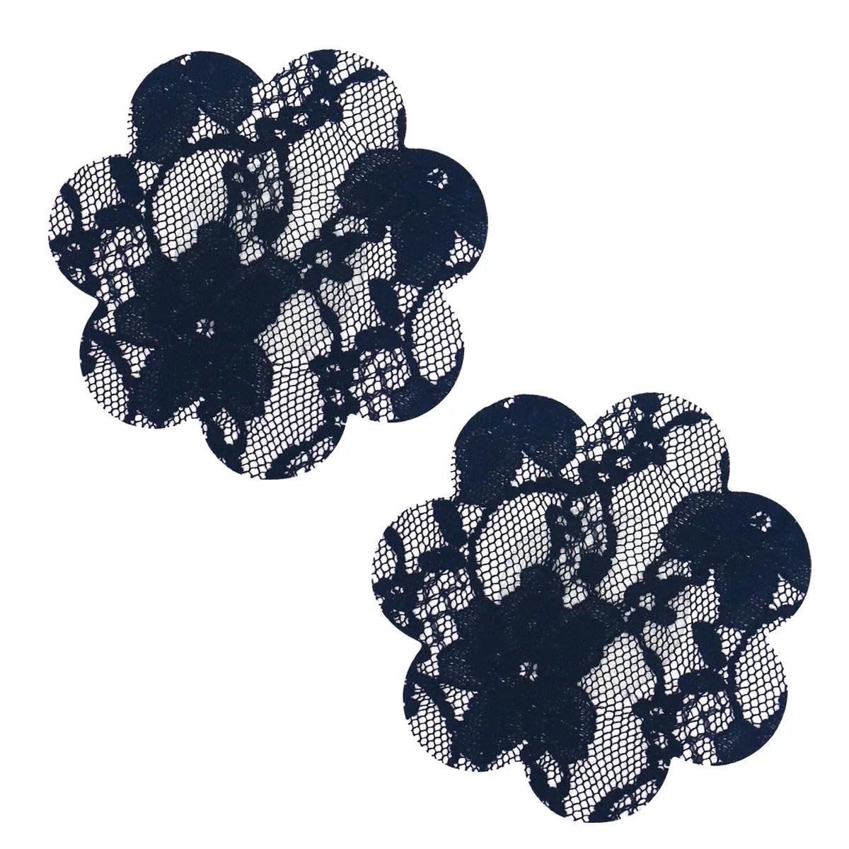 Fabric Nipple Covers Heart Cross and Star Shapes