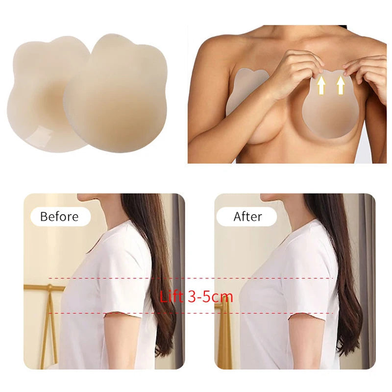 Adhesive Lifting Silicone Nipple Covers