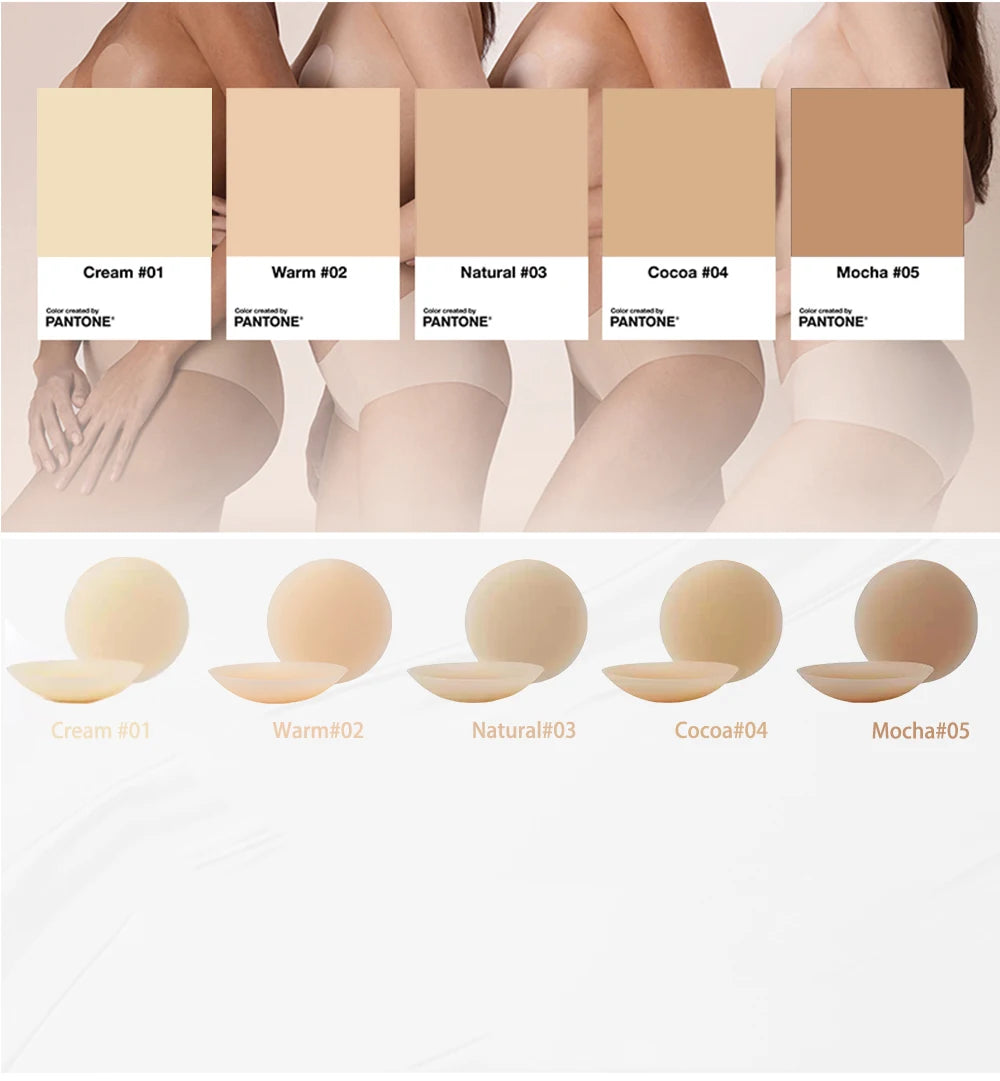 Invisible Silicone Nipple Covers for Dresses | Reusable No-Show Coverage