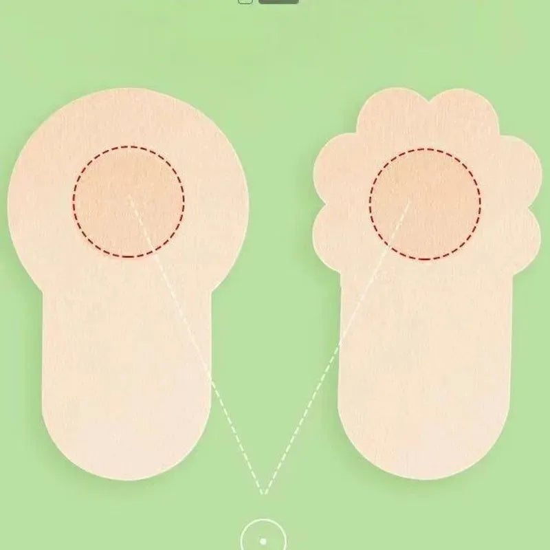 Invisible Breast Lift Tape with Covers | Nude Adhesive Lift & Coverage Set
