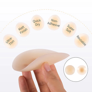 Round Non Adhesive Waterproof Silicone Nipple Covers for Everyday Wear