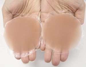 Round Adhesive Reusable Invisible Silicone Nipple Covers