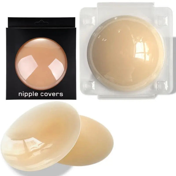 Round Non Adhesive Waterproof Silicone Nipple Covers for Everyday Wear