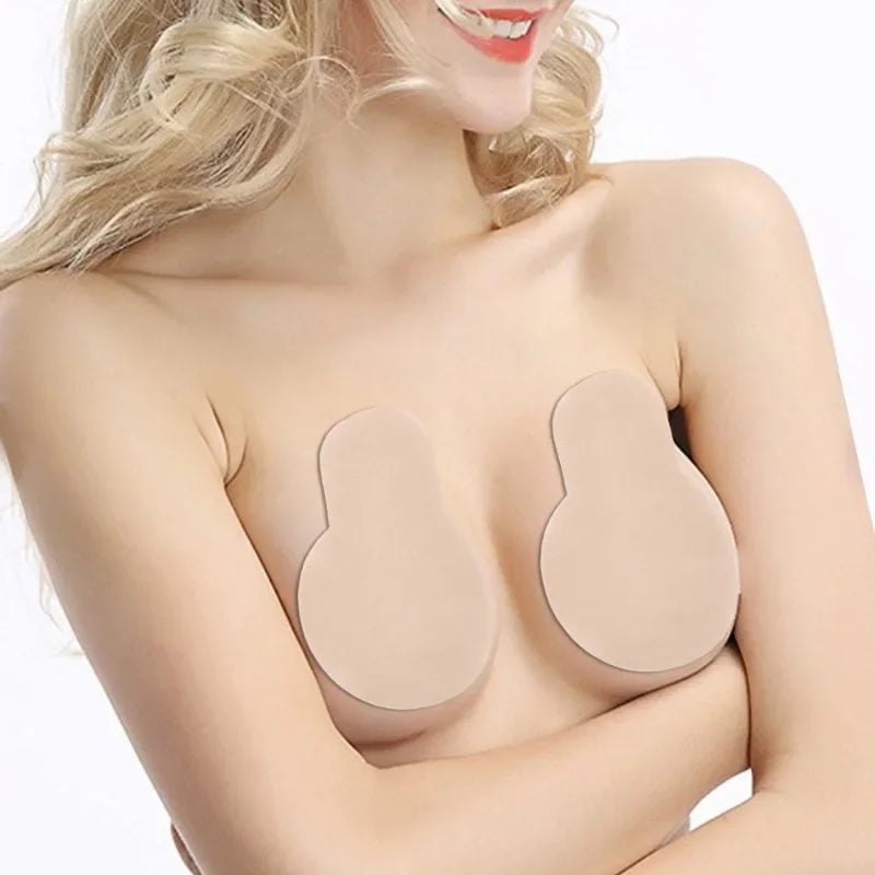Disposable Self Adhesive Breast Petal Covers | Invisible Nude Chest Covers