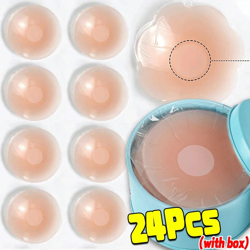 Reusable Invisible Breast Petals Strapless Bra | Silicone Nipple Covers Women