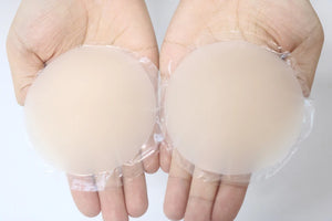 Round Adhesive Reusable Invisible Silicone Nipple Covers