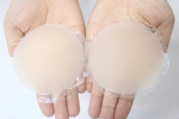 Round Adhesive Reusable Invisible Silicone Nipple Covers