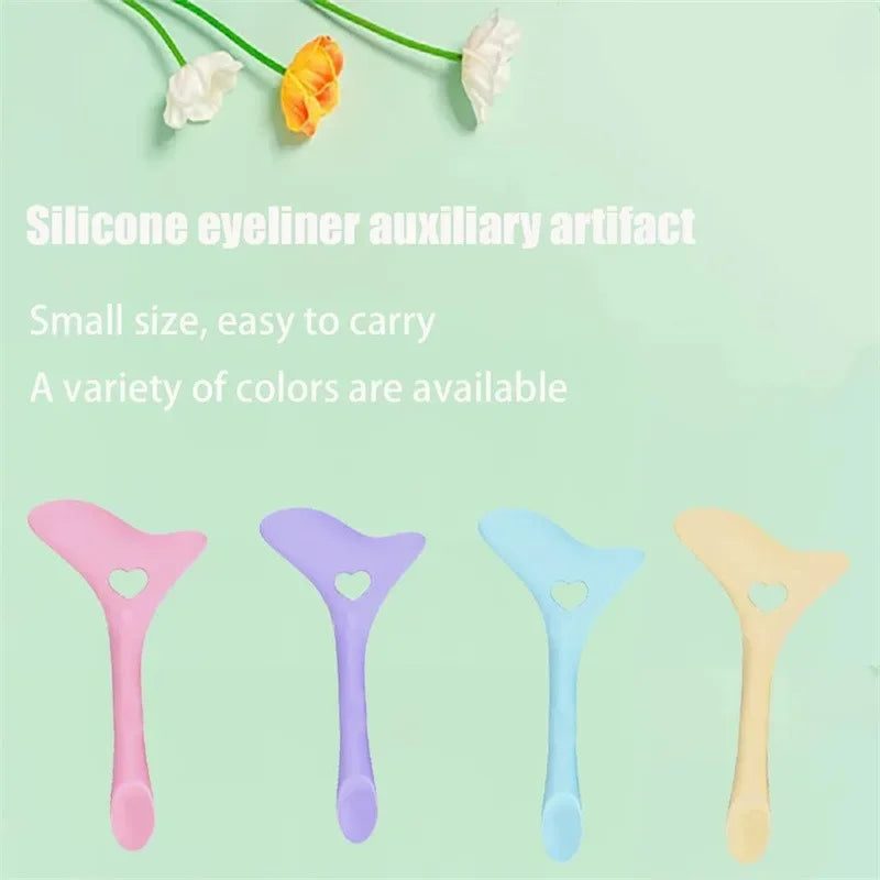 Multi Function Silicone Eyeliner Stencil Tool | Eyebrow & Makeup Guide