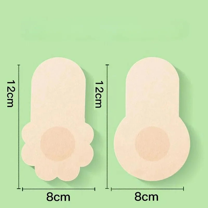Invisible Breast Lift Tape with Covers | Nude Adhesive Lift & Coverage Set