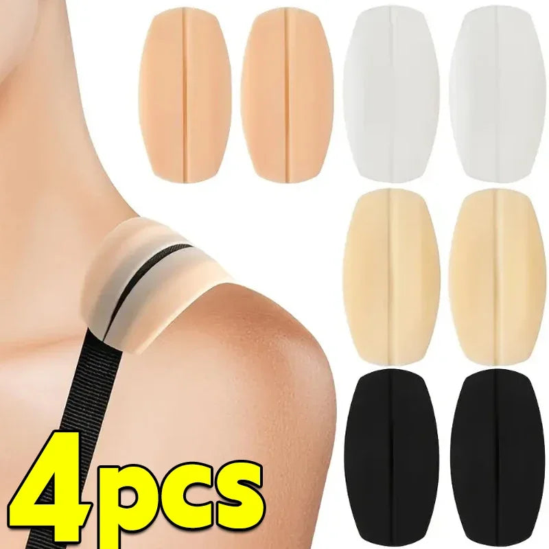 Soft Silicone Shoulder Cushion Bra Pads | Anti-Slip Bra Strap Cushions
