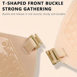 Front Clasp Silicone Contour Bra